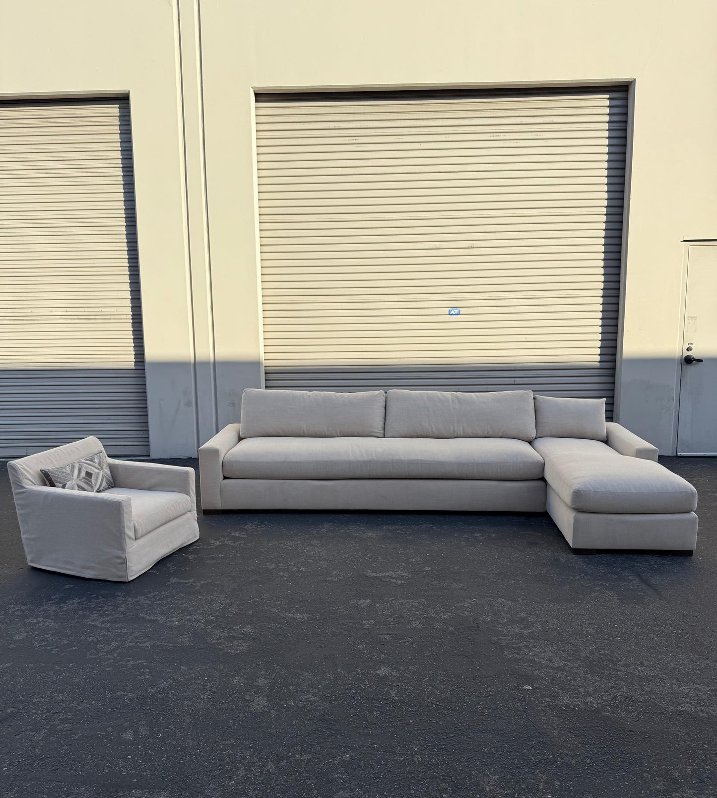 Restoration Hardware Maxwell Sectional & Chair