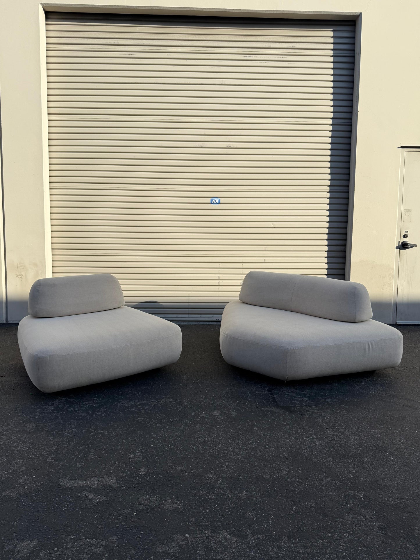 Restoration Hardware Isola Sofas