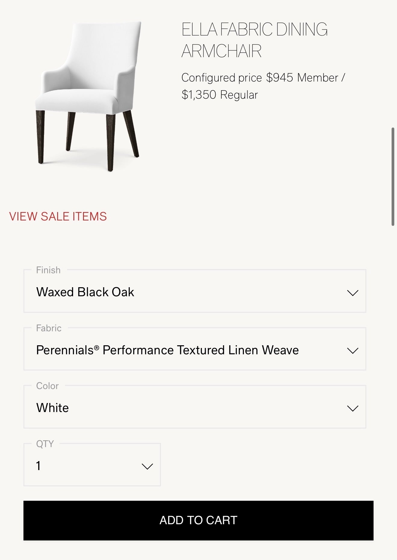RH Dinning Chairs