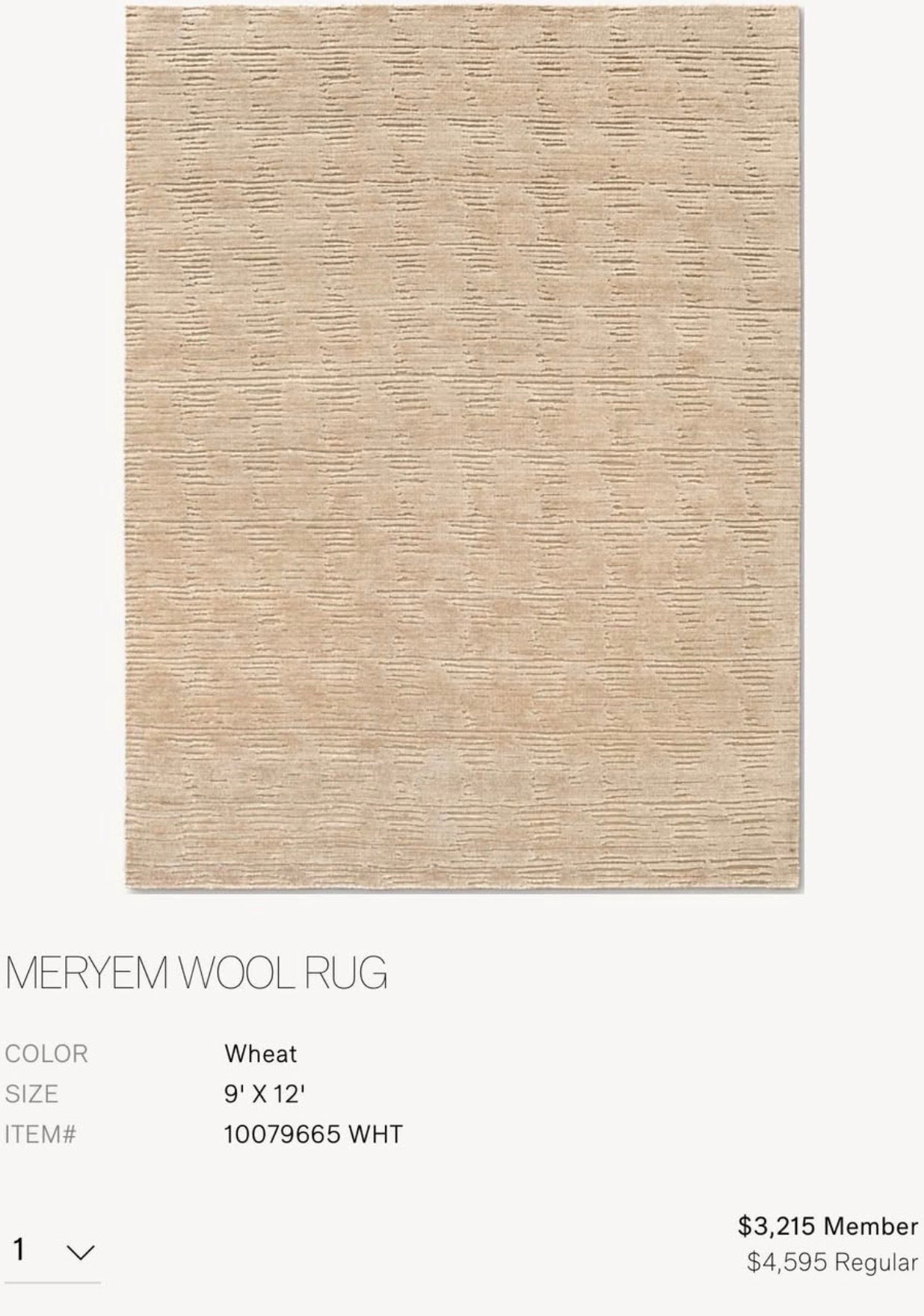 Meryem RH Wool Rug