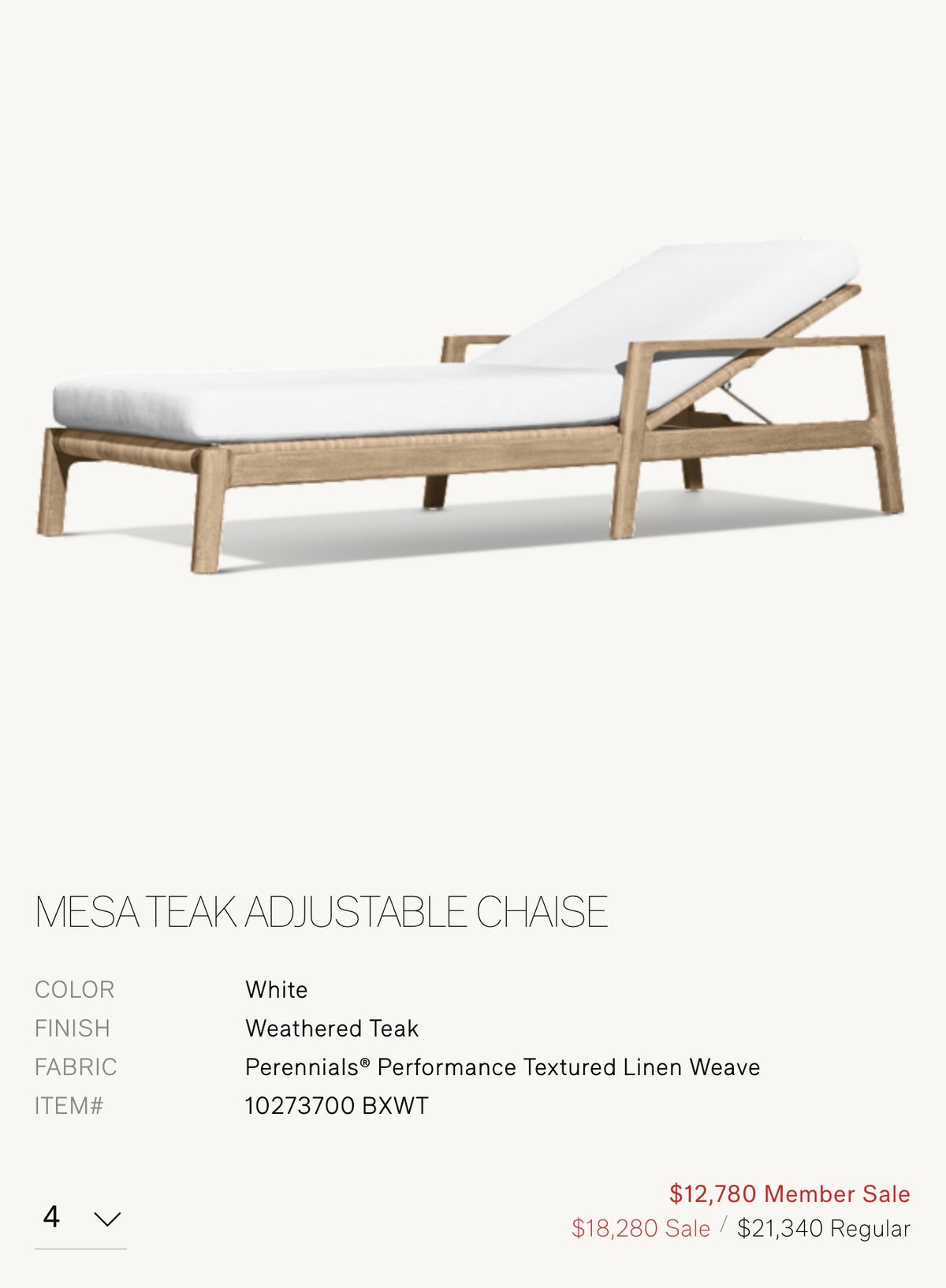 Restoration Hardware Pool Loungers