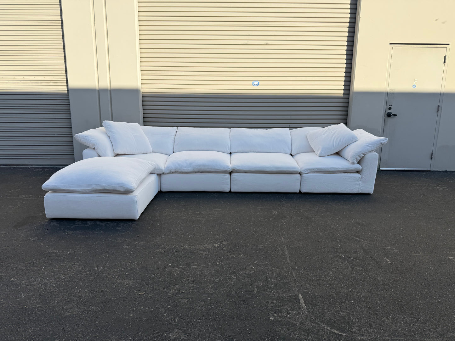 White RH Cloud Couch