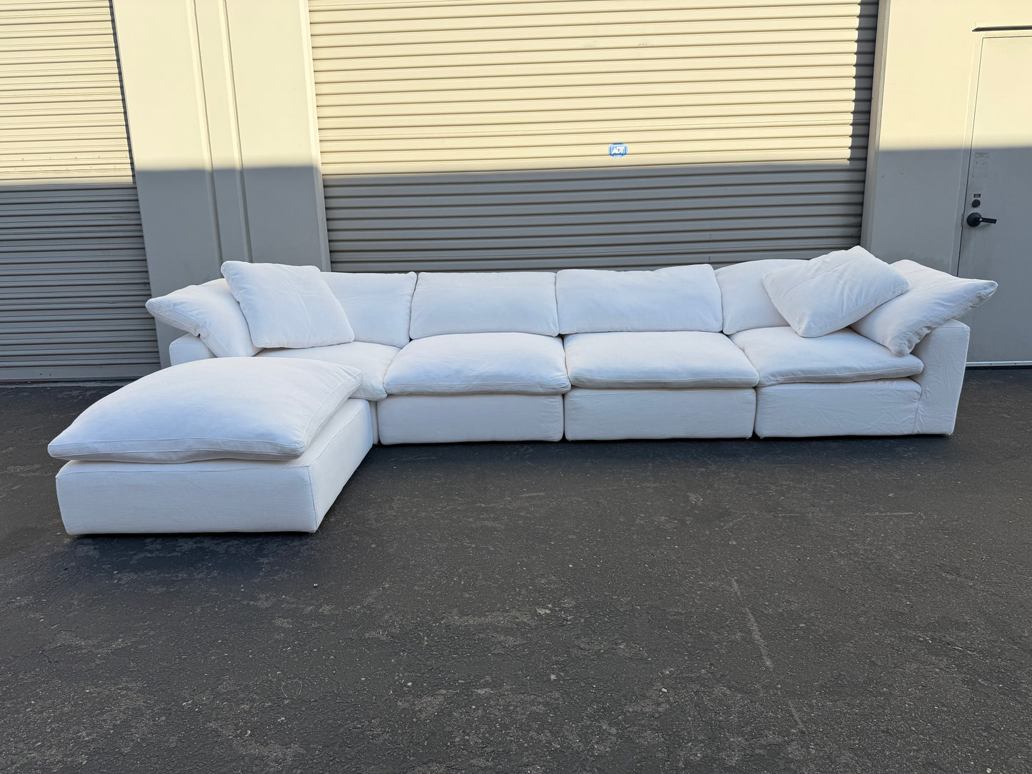 White RH Cloud Couch