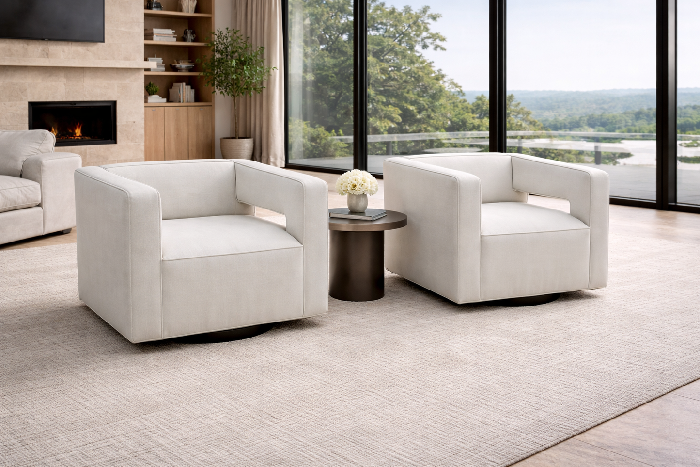 Restoration Hardware Swivel Chairs