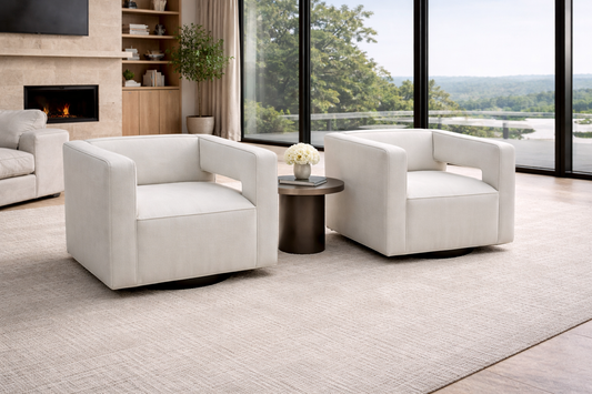 Restoration Hardware Swivel Chairs