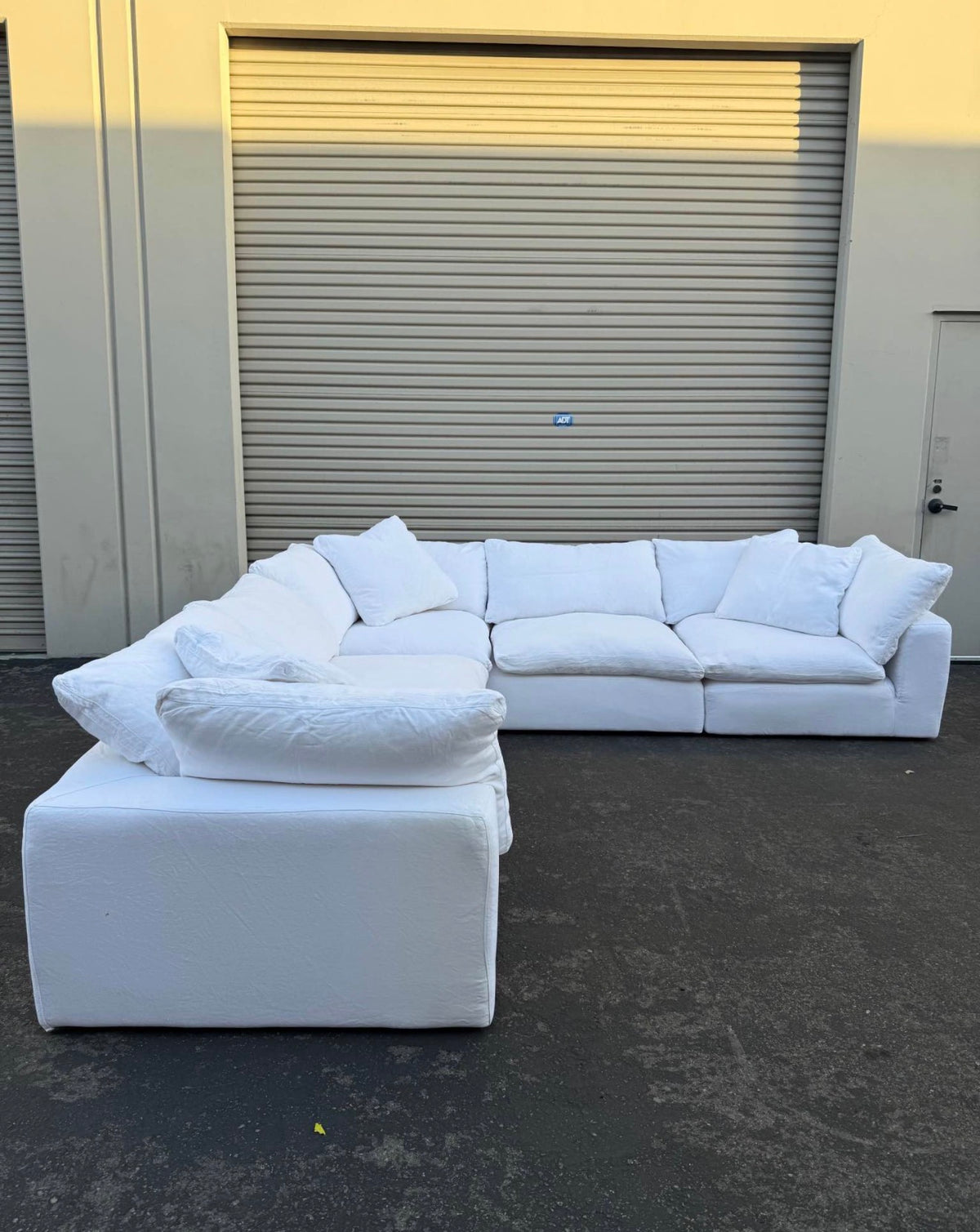 RH White Cloud Couch
