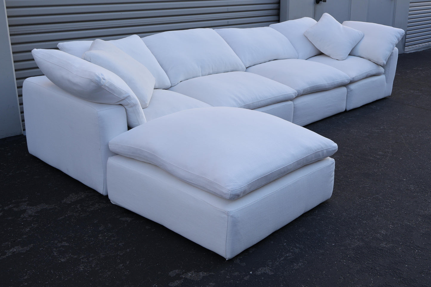 White RH Cloud Couch