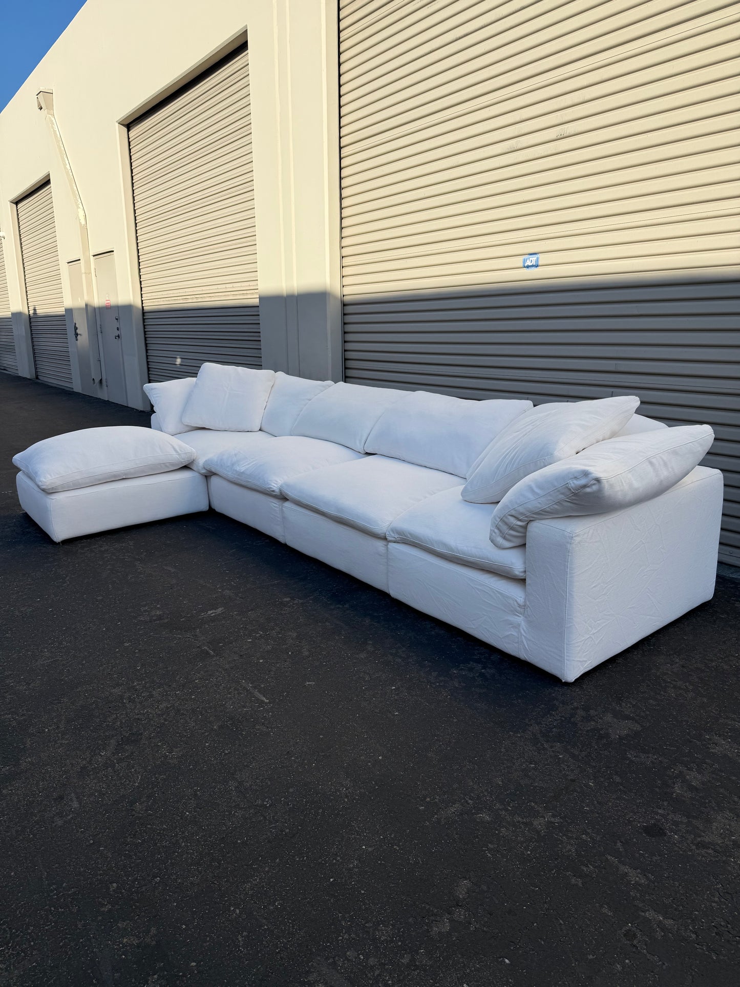 White RH Cloud Couch
