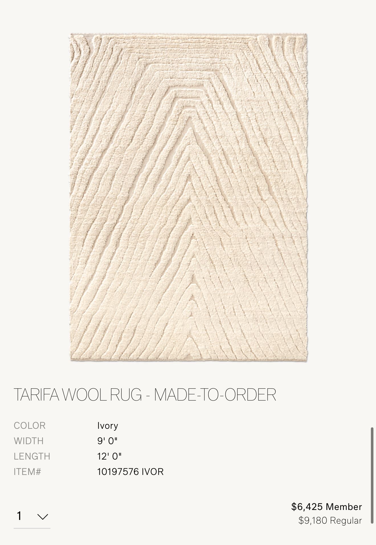 Tarifa Wool Rug