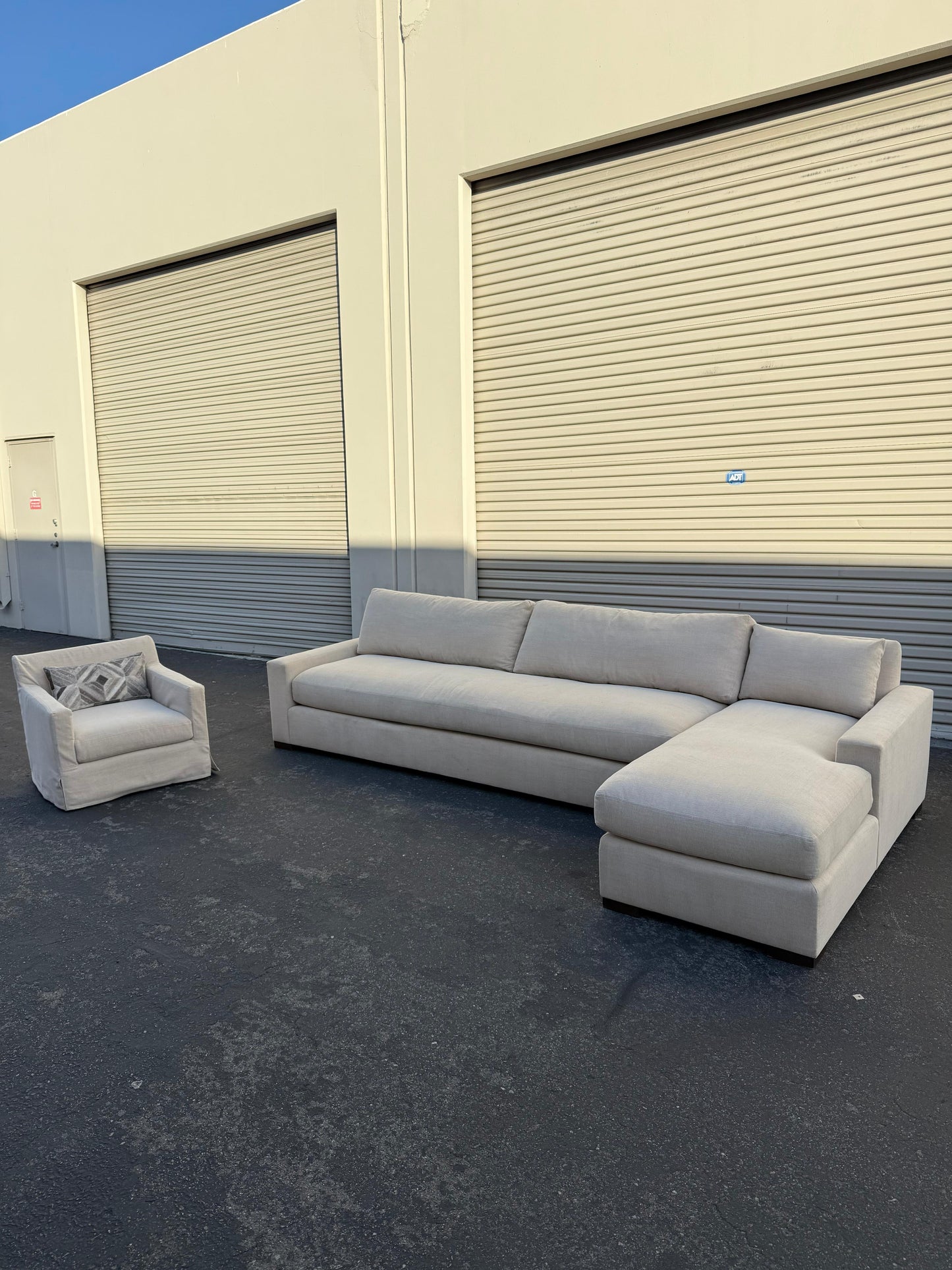 Restoration Hardware Maxwell Sectional & Chair