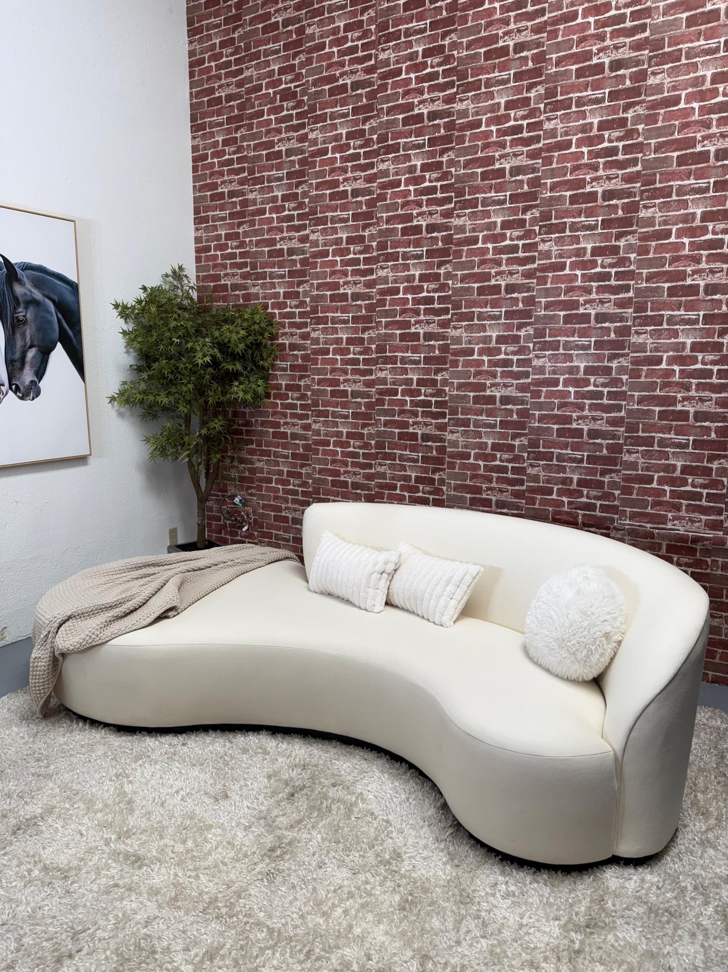 Restoration Hardware Asymmetric Sofa