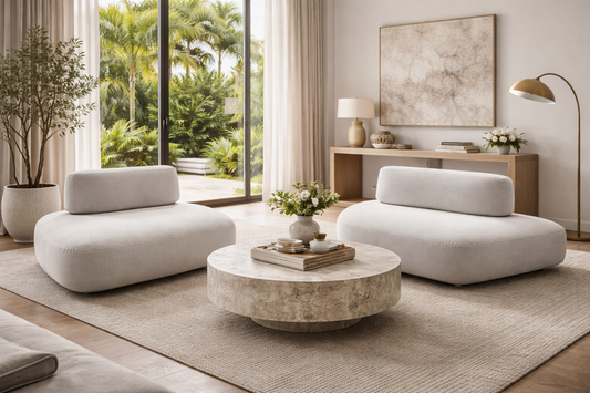 Restoration Hardware Isola Sofas