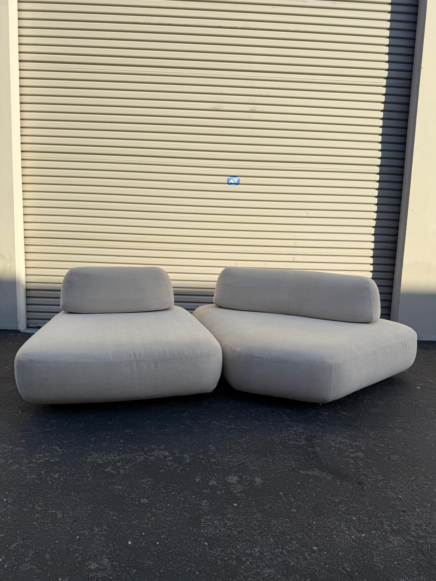 Restoration Hardware Isola Sofas