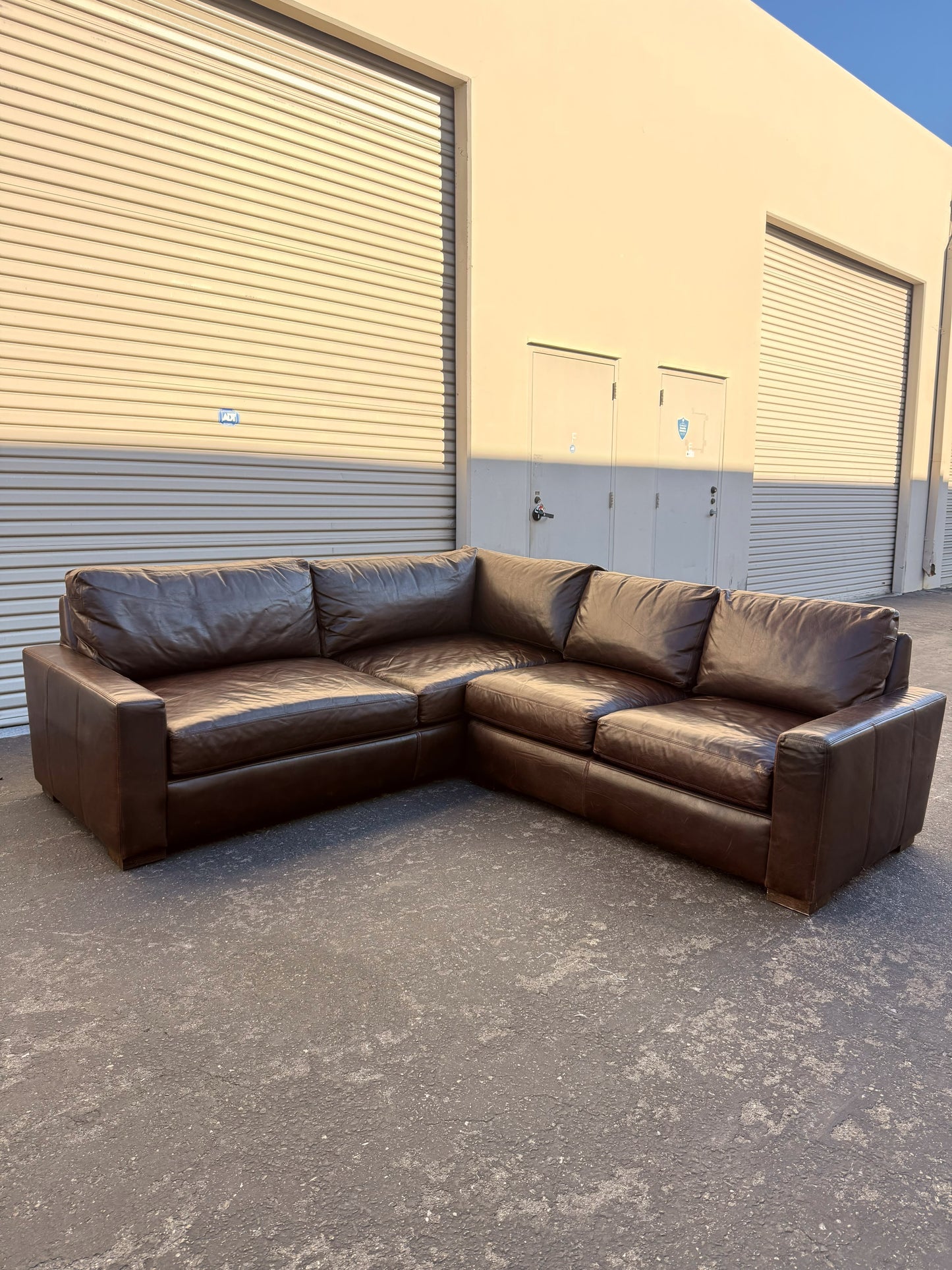 Restoration Hardware Maxwell Leather