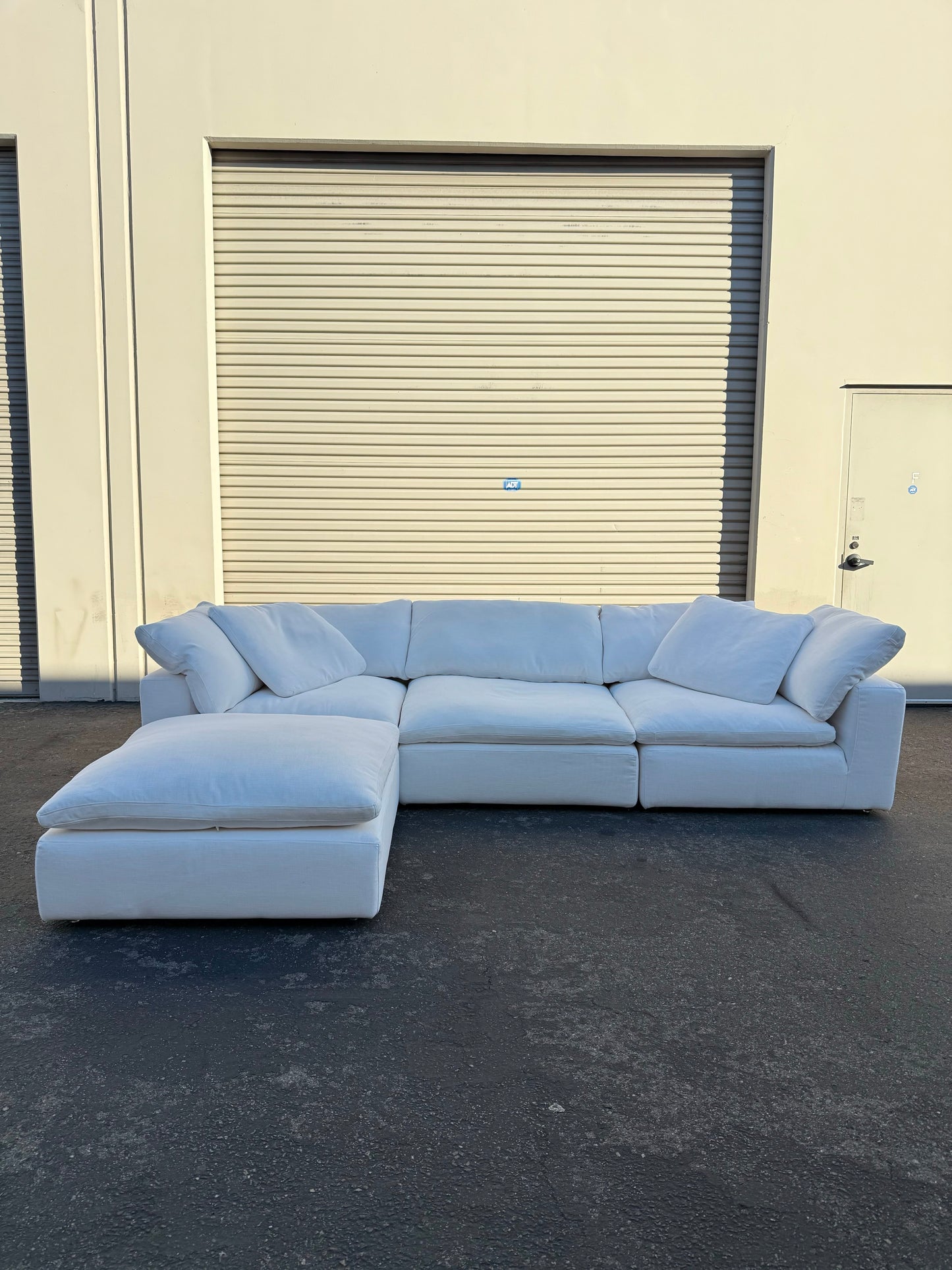 White RH Cloud Couch
