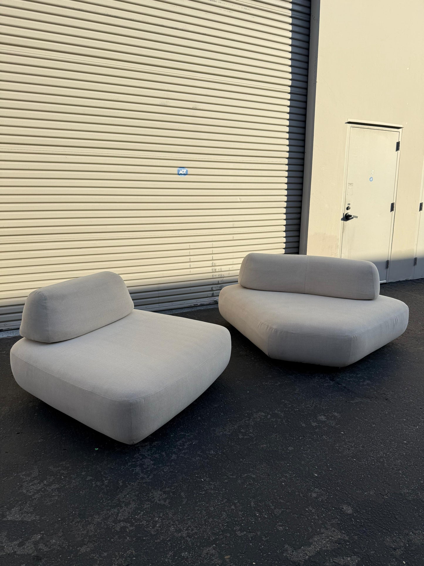 Restoration Hardware Isola Sofas