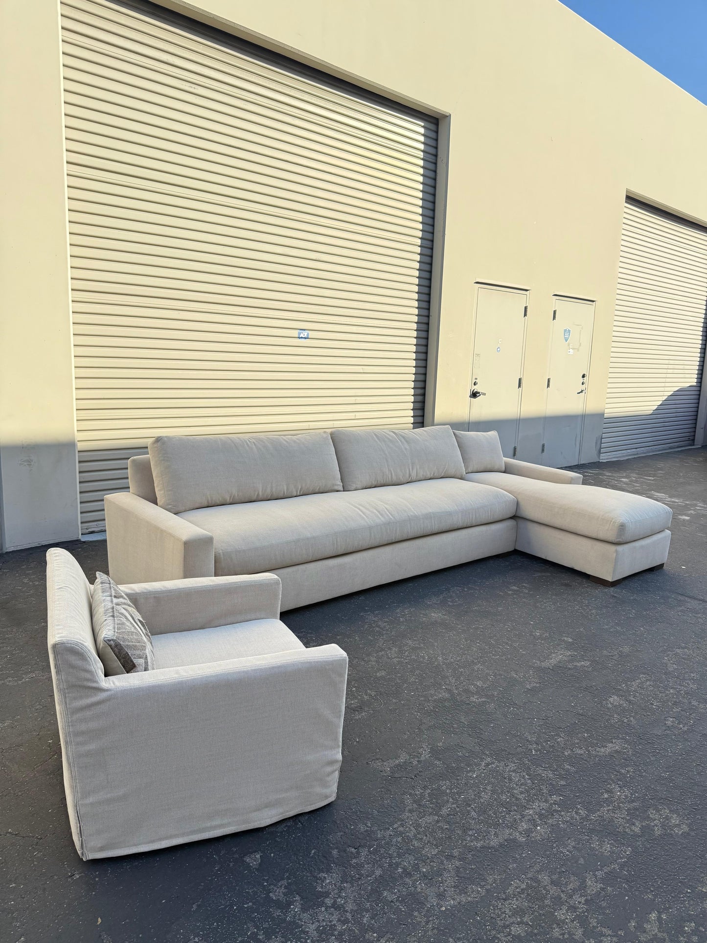 Restoration Hardware Maxwell Sectional & Chair
