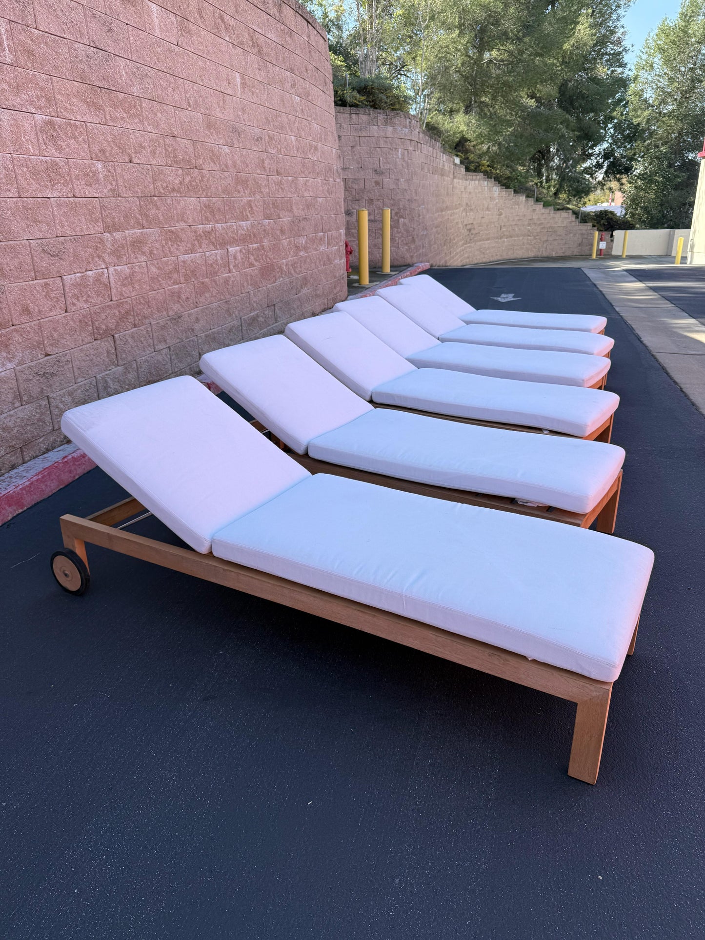 Restoration Hardware Aegean Pool Chaises