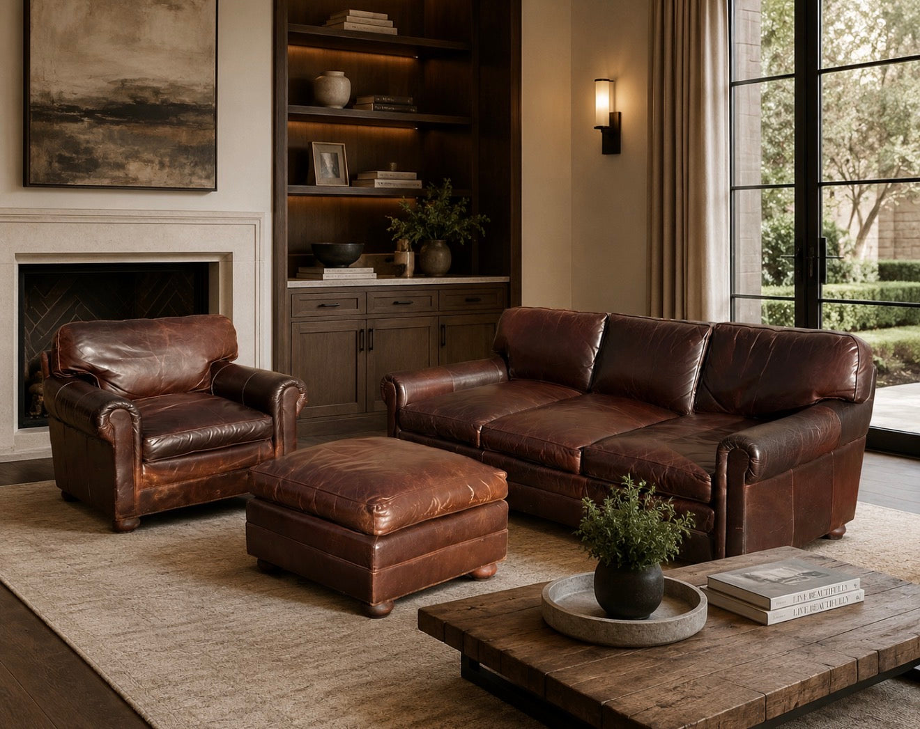 Restoration Hardware Lancaster Sofa Set