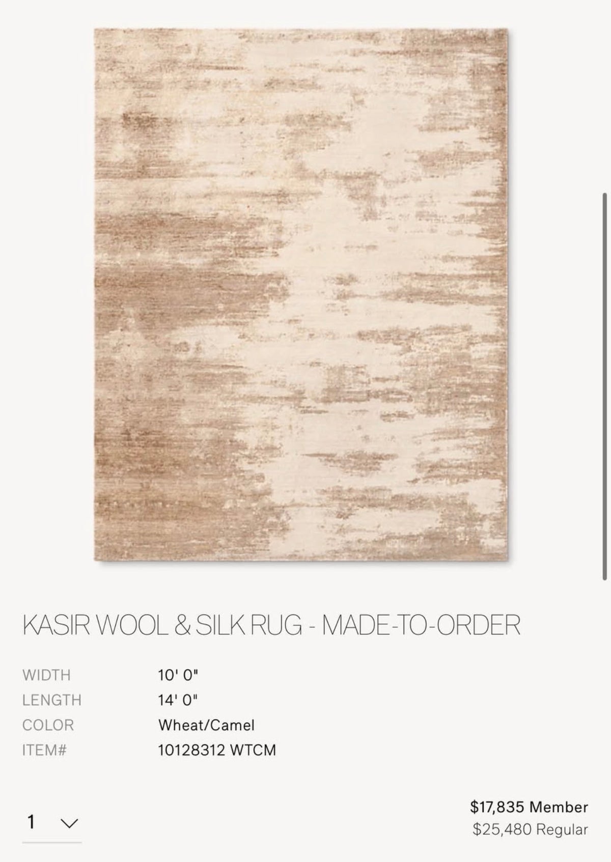 Restoration Hardware Kasir Rug