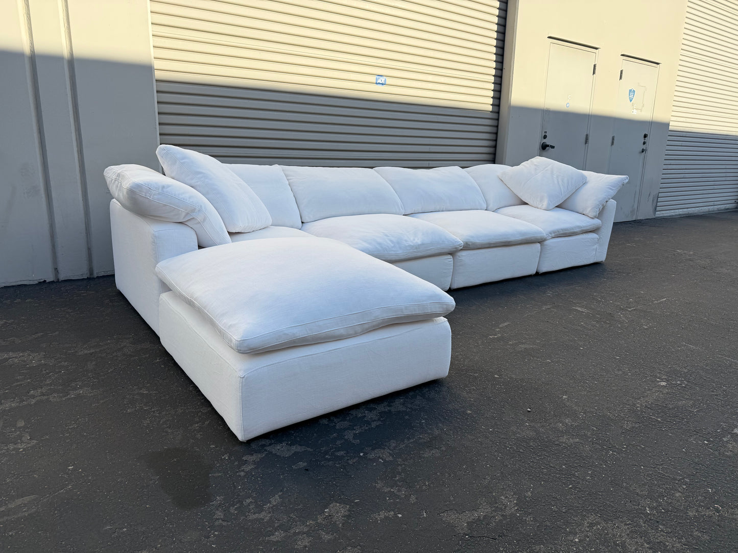 White RH Cloud Couch