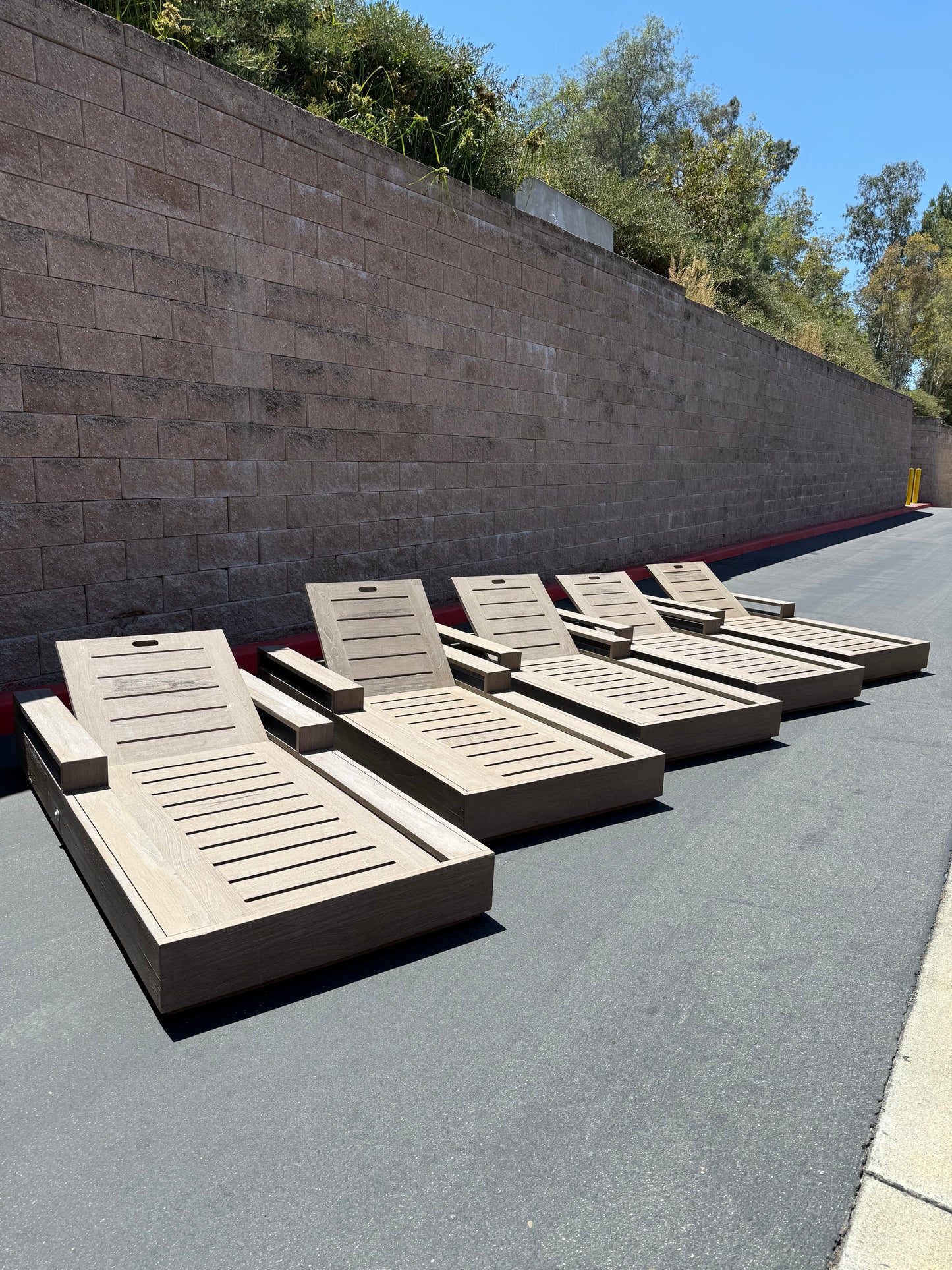 RH Marbella Pool Loungers