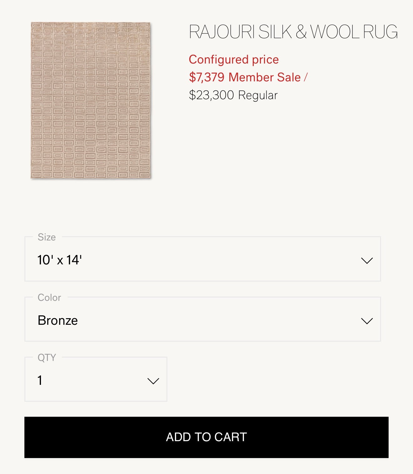 RH Rajouri Rug