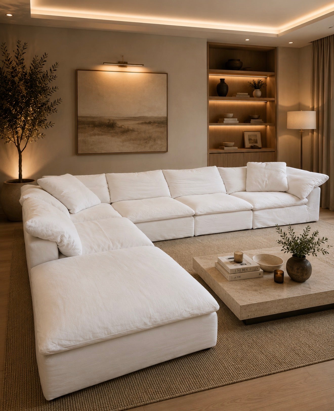 RH 6 Piece Cloud Sectional