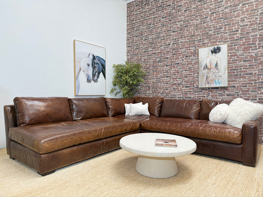 Restoration Hardware Leather Maxwell
