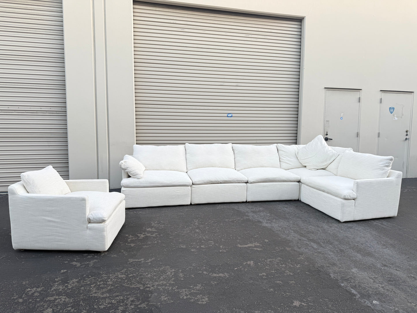 Restoration Hardware Cloud Sectional and Chair