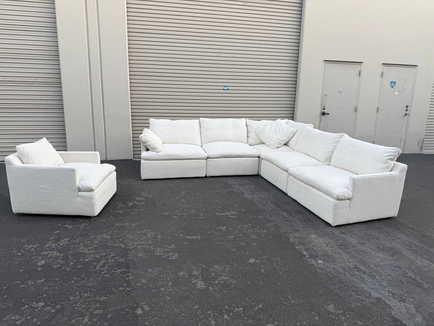 Restoration Hardware Cloud Sectional and Chair