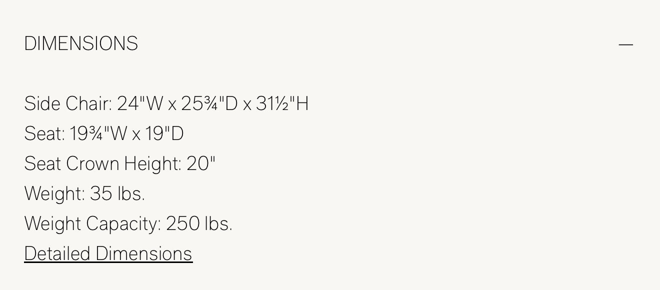 Restoration Hardware Dinning Chairs