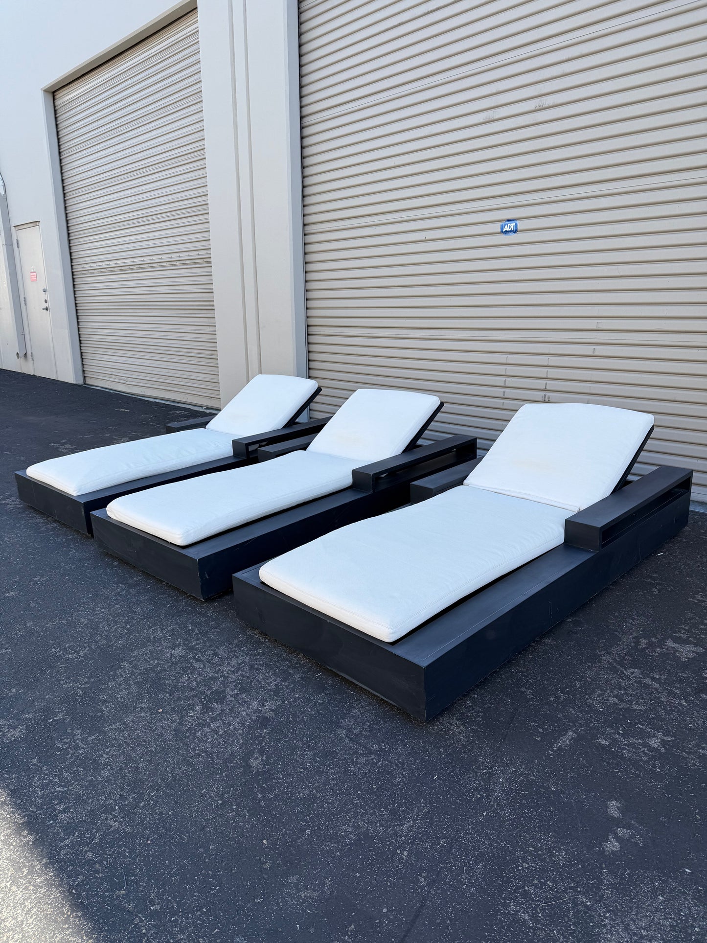 RH Aluminum Marbella Pool Chaises