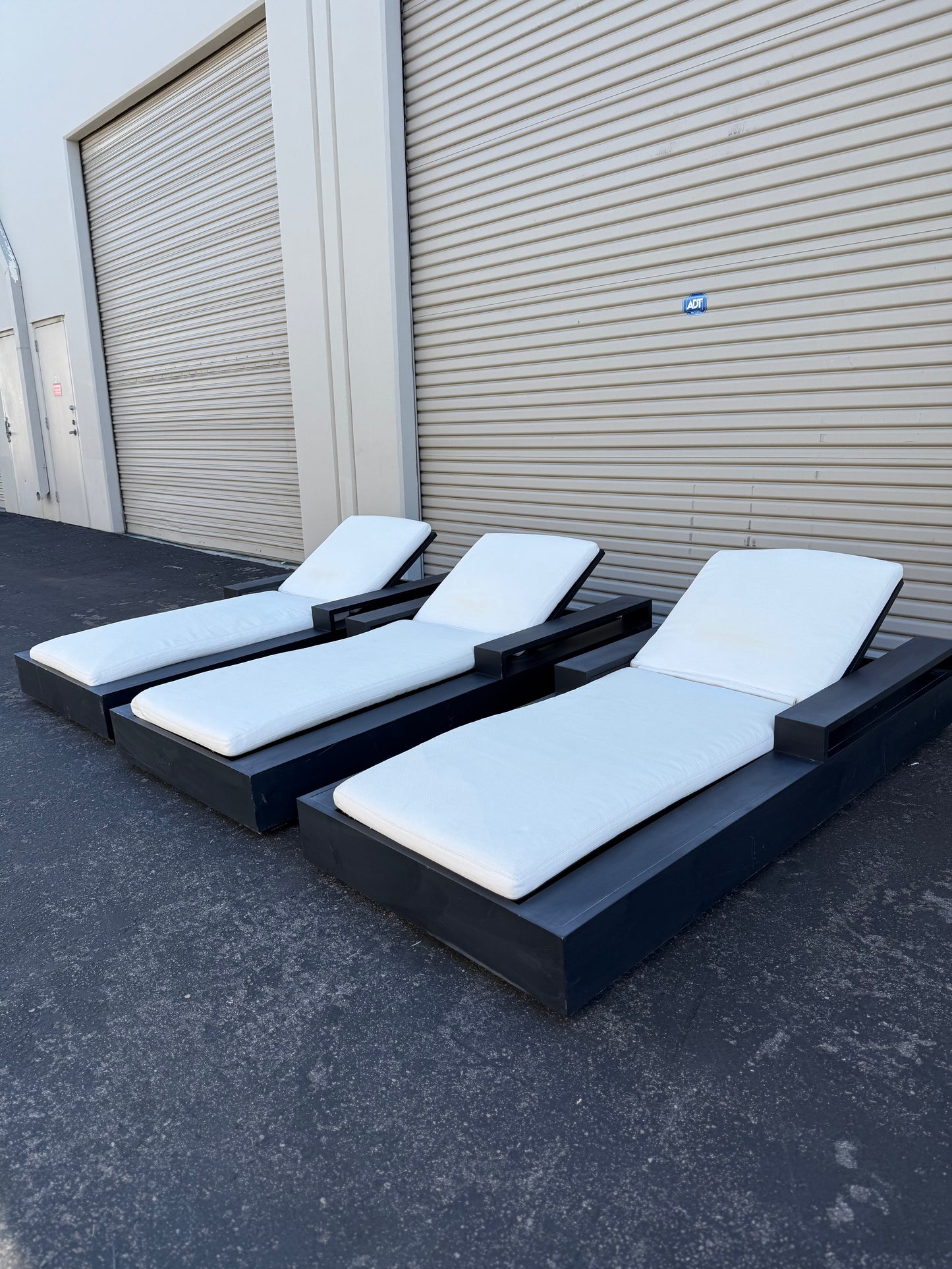 RH Aluminum Marbella Pool Chaises