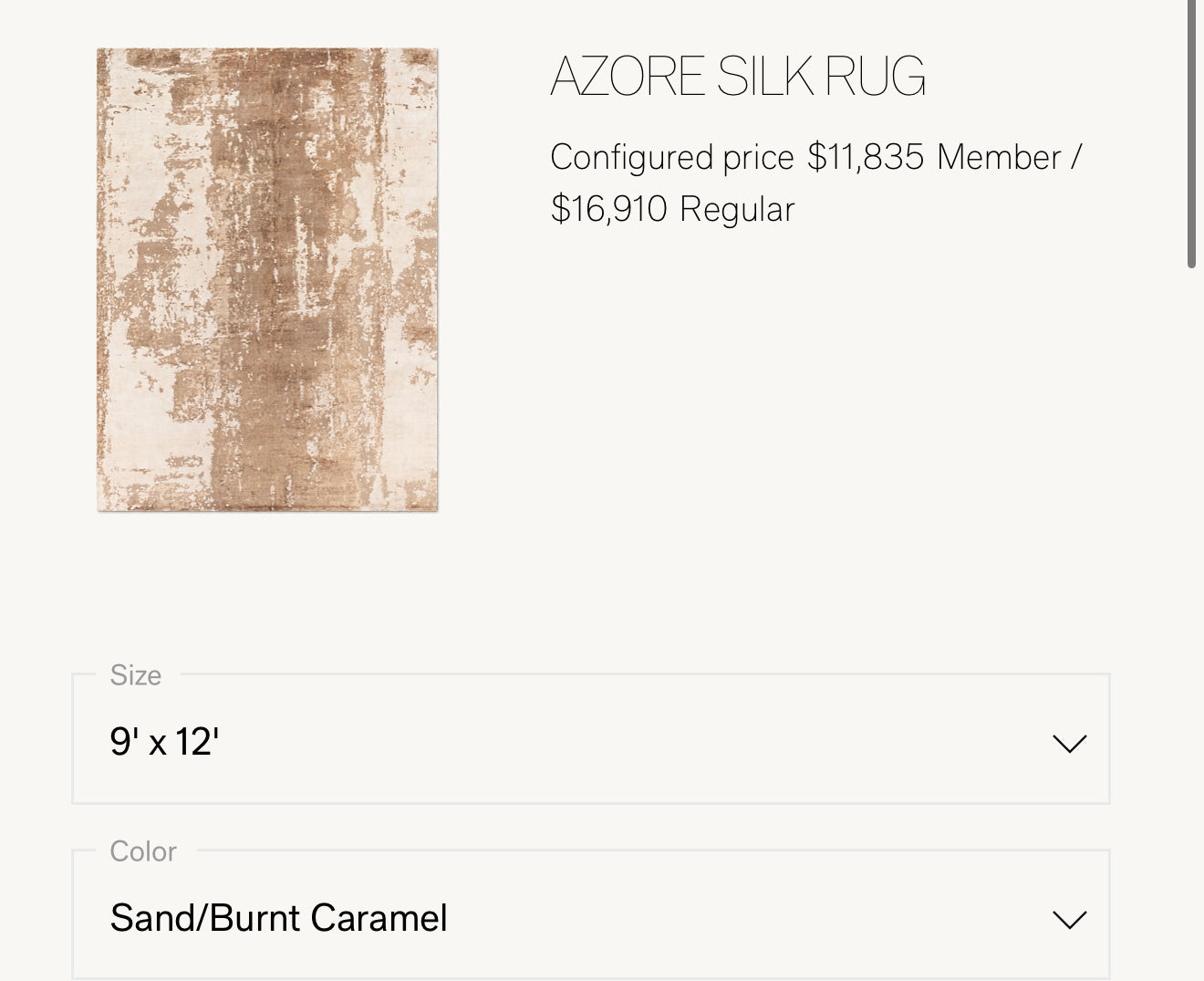 RH AZORE Rug