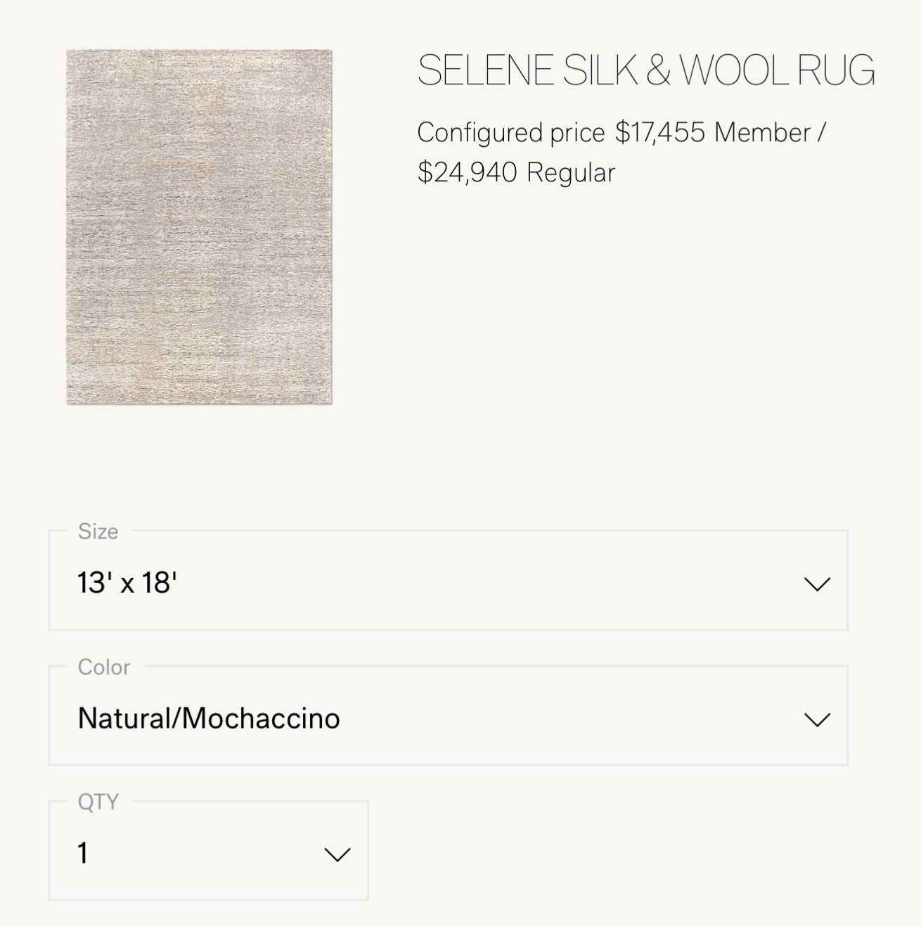 RH Selene Rug