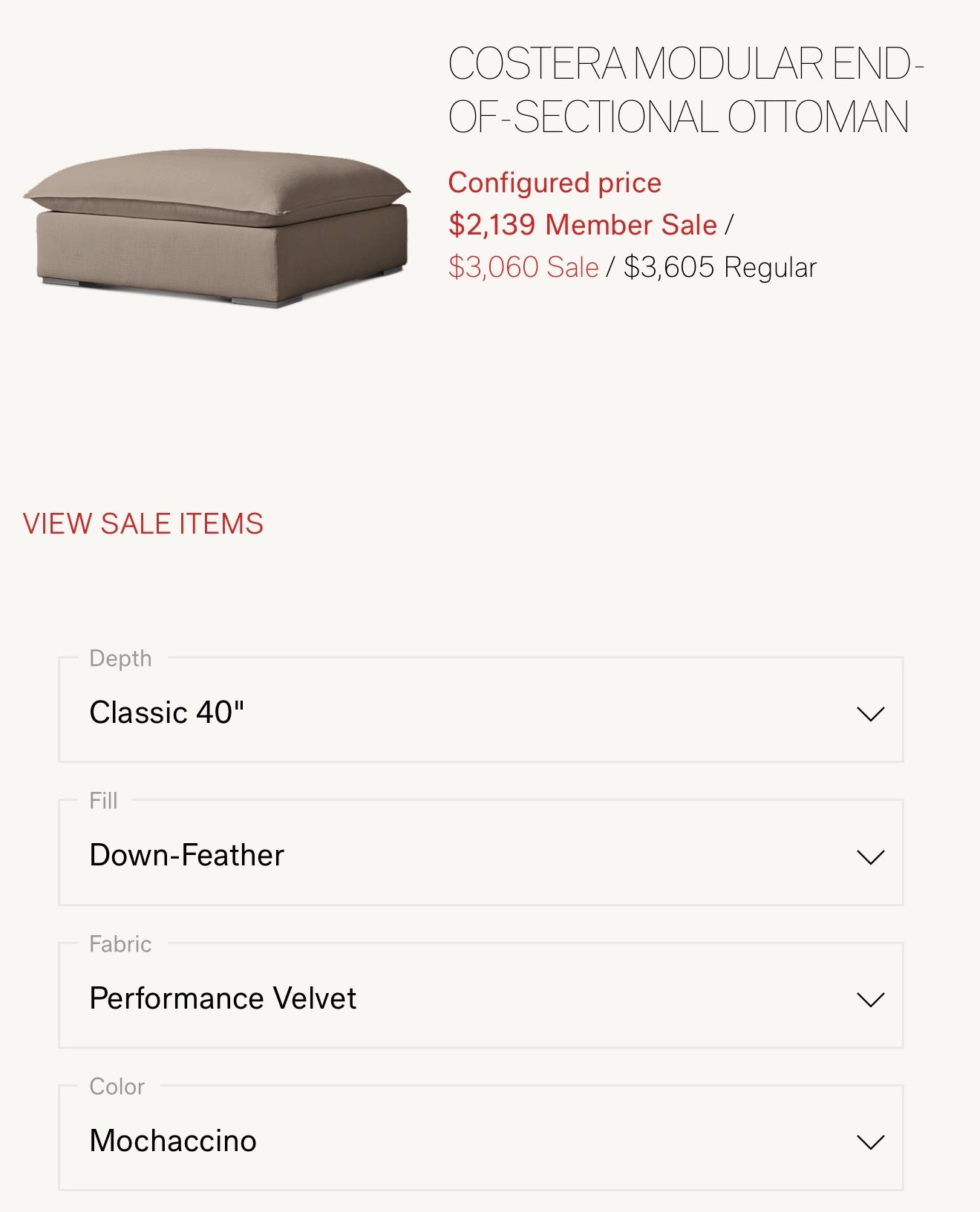 Restoration Hardware Cloud Couch