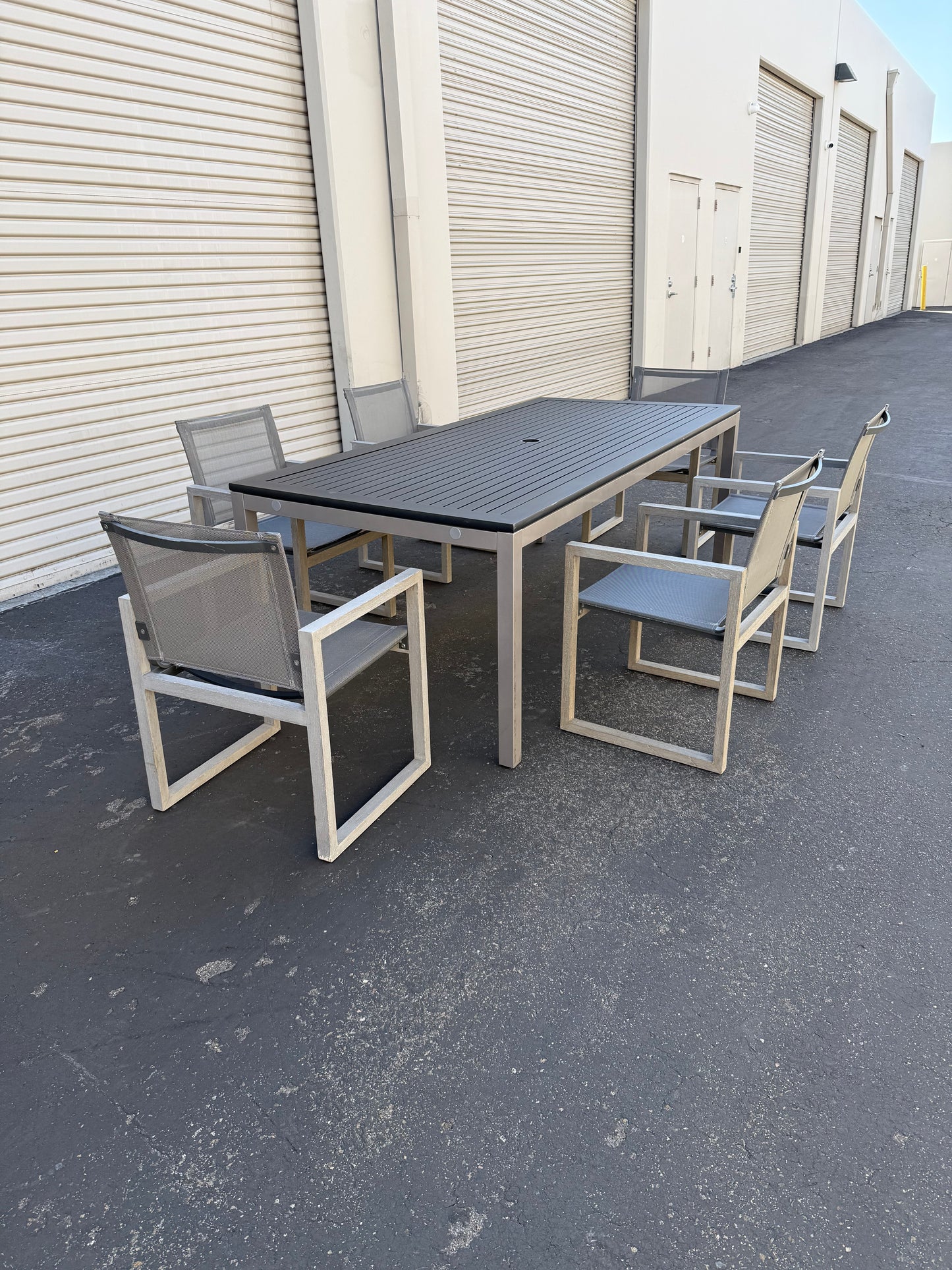 Restoration Hardware Dinning chairs and Table