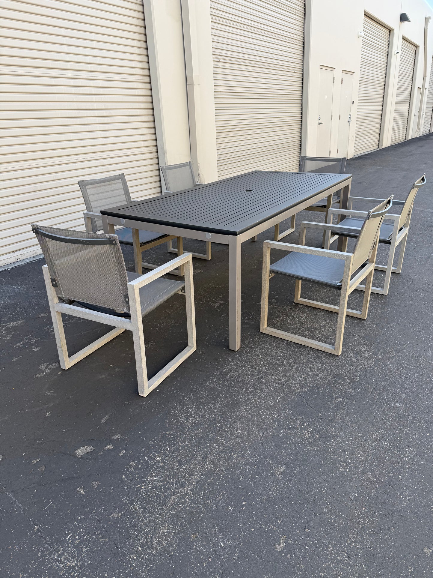 Restoration Hardware Dinning chairs and Table