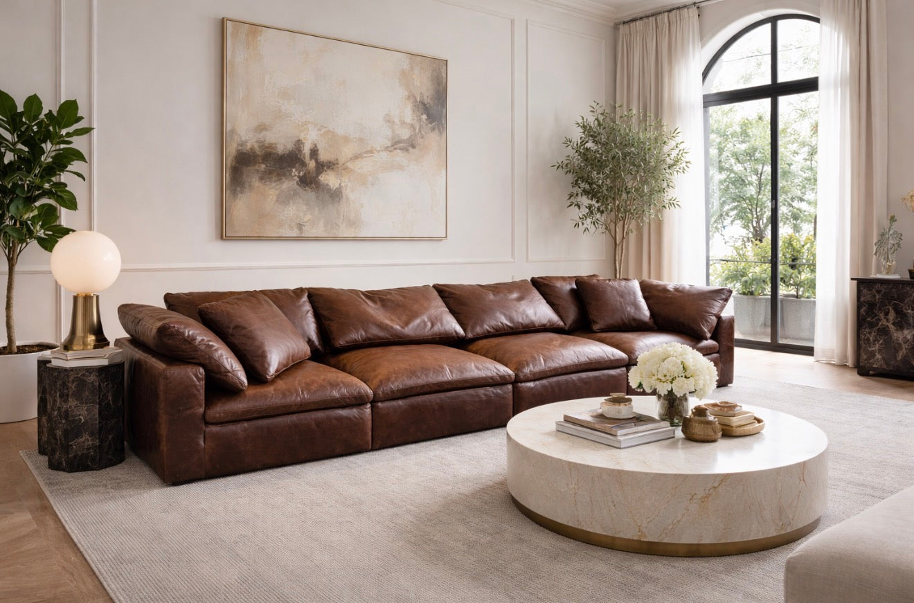 Gorgeous Leather Restoration Hardware Cloud