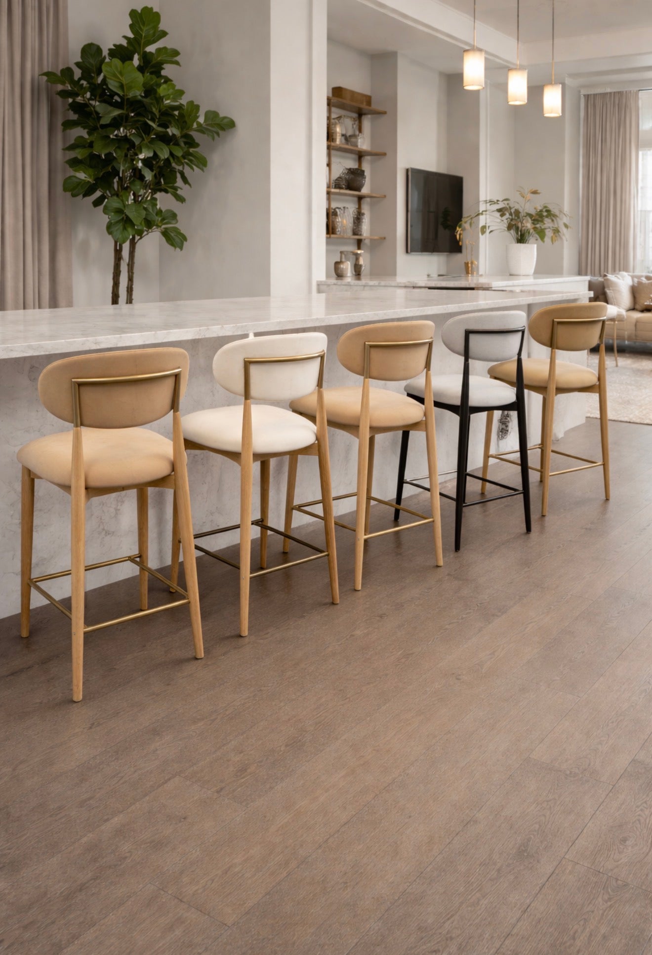 Arno Counter Stools by RH