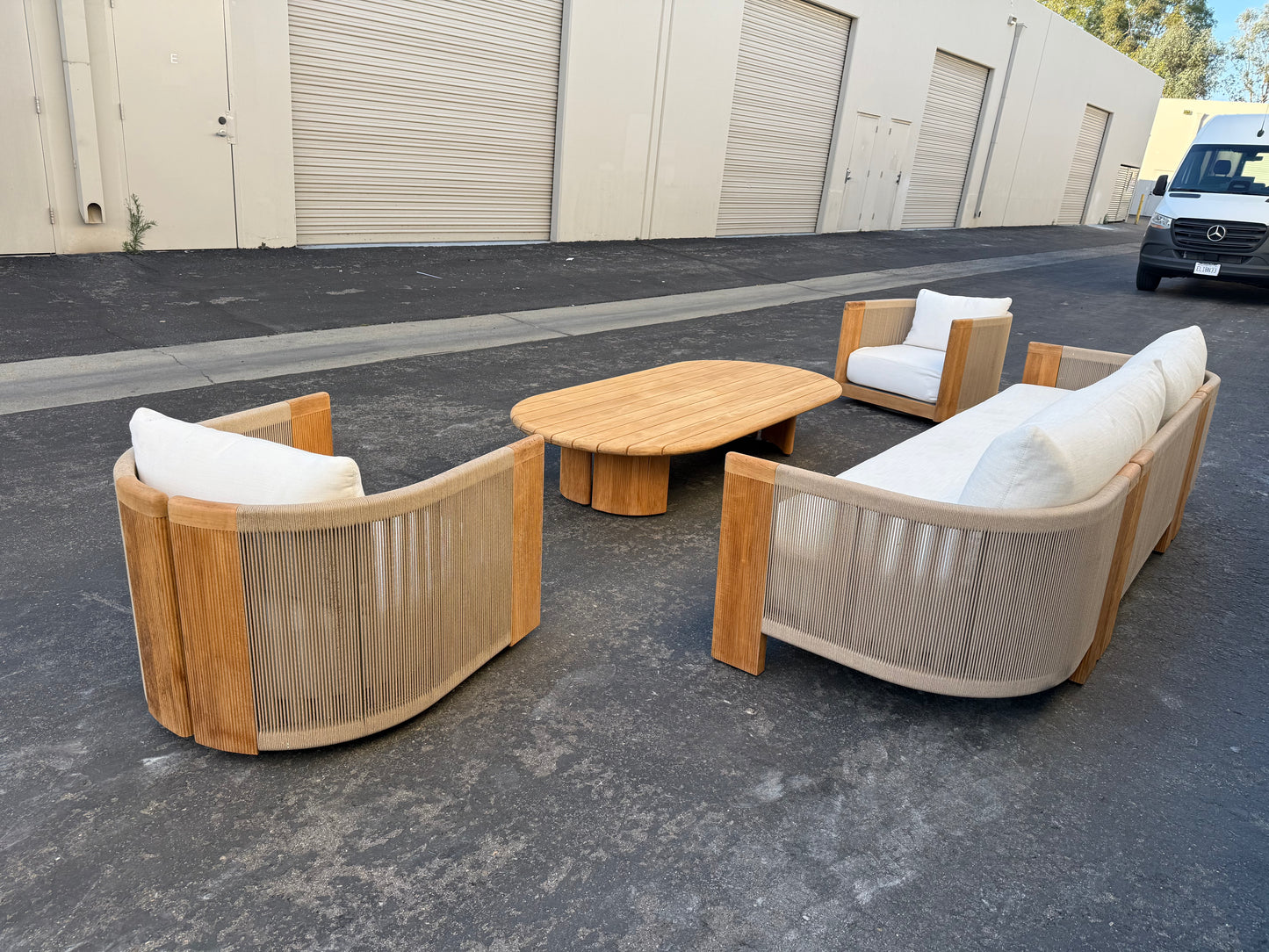 Restoration Hardware Striata Outdoor
