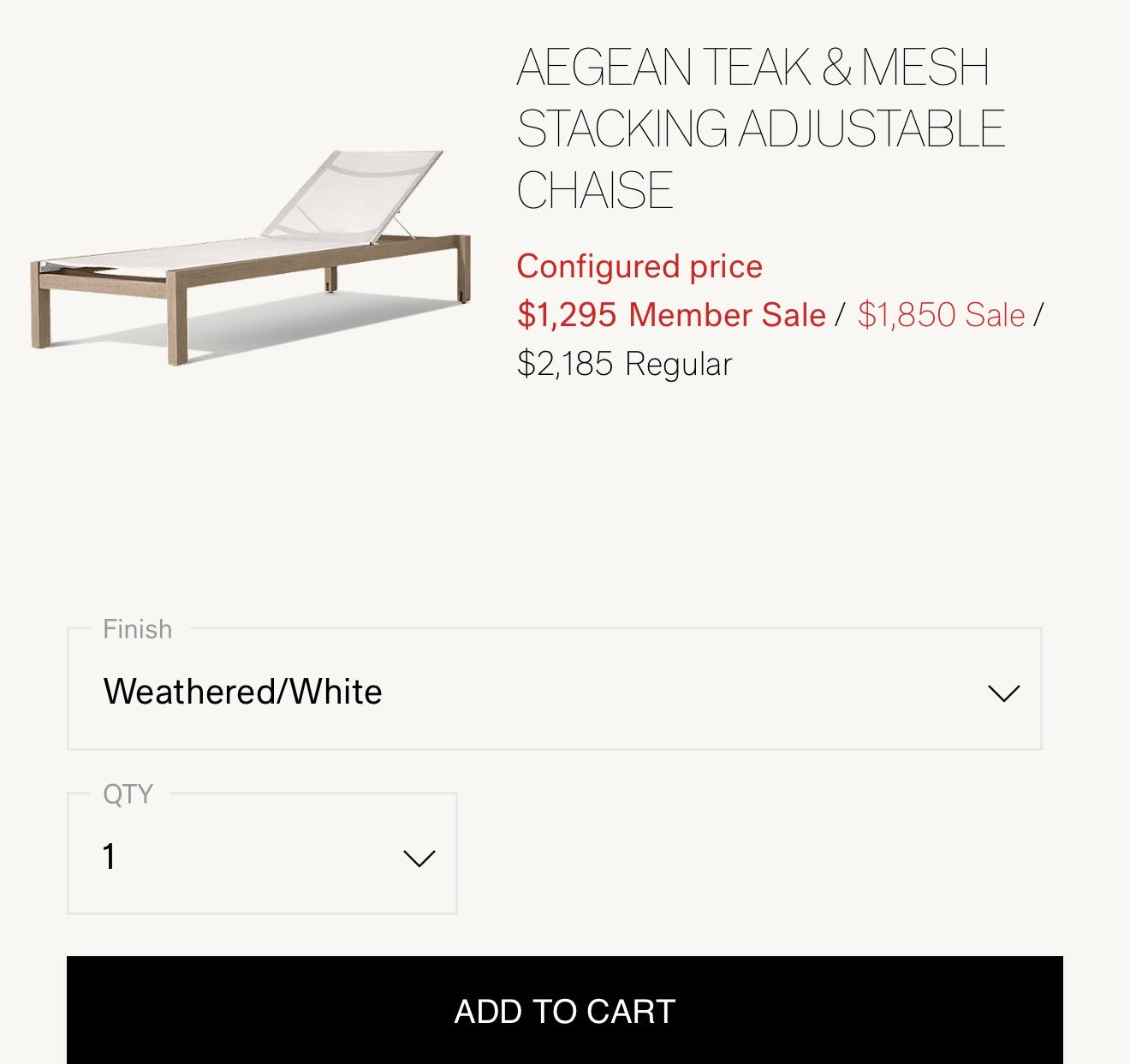 Aegean Outdoor Pool Chaises