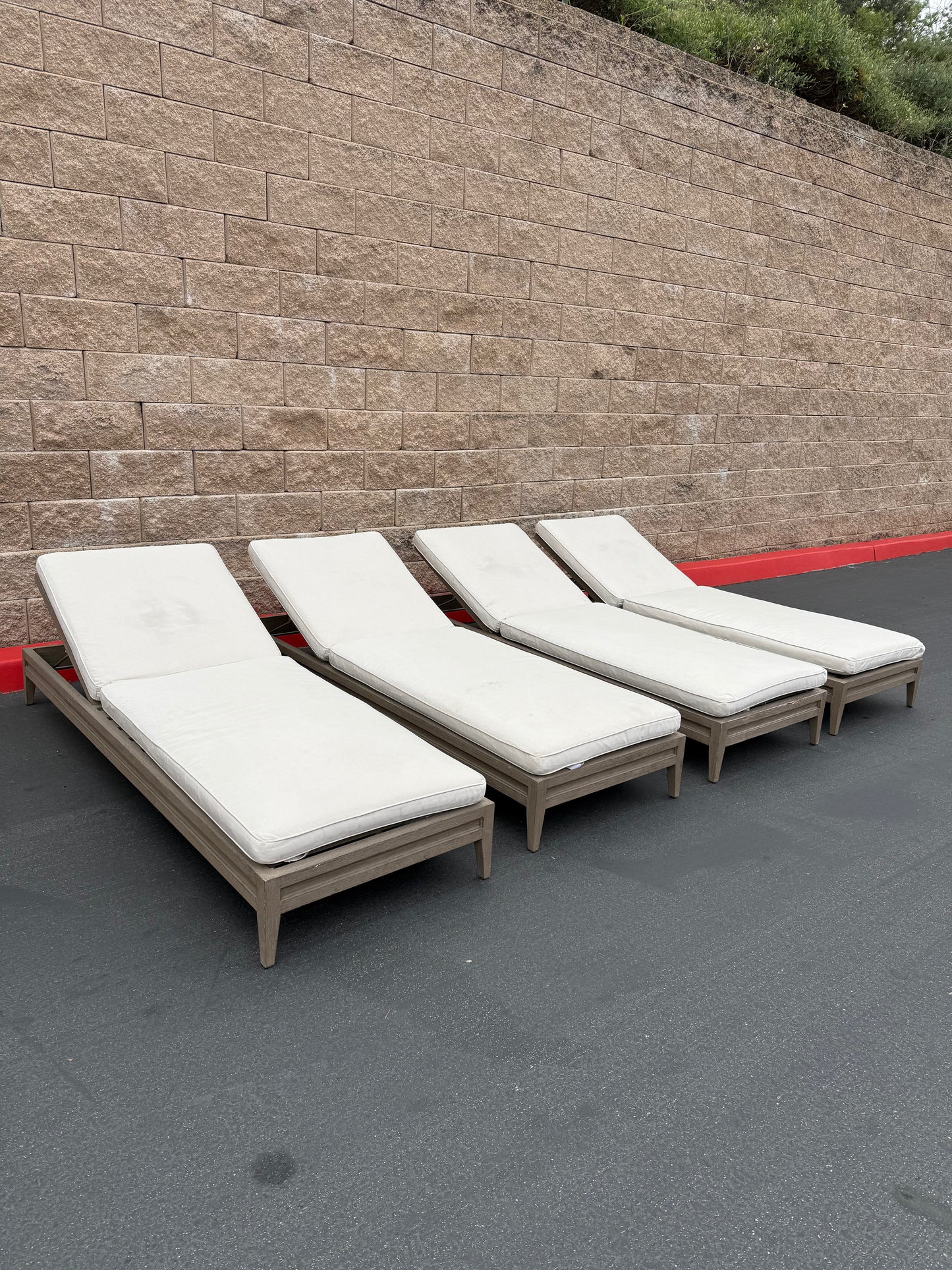 RH Graystone Pool Loungers