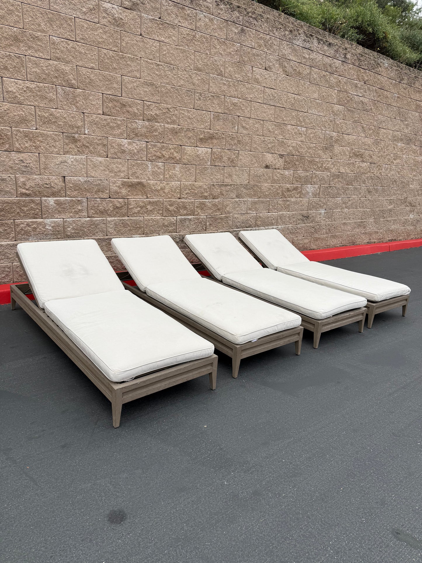 RH Graystone Pool Loungers