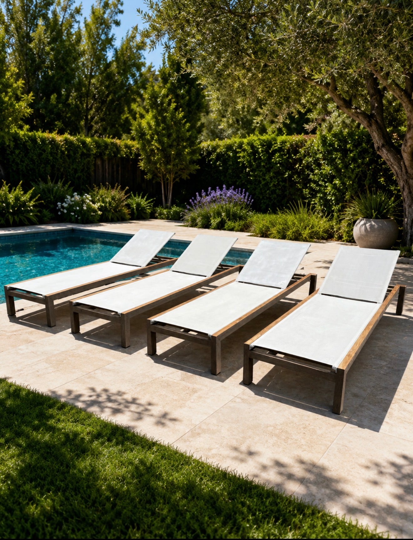 Restoration Hardware Aegean Pool Chaises