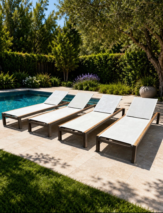 Restoration Hardware Aegean Pool Chaises