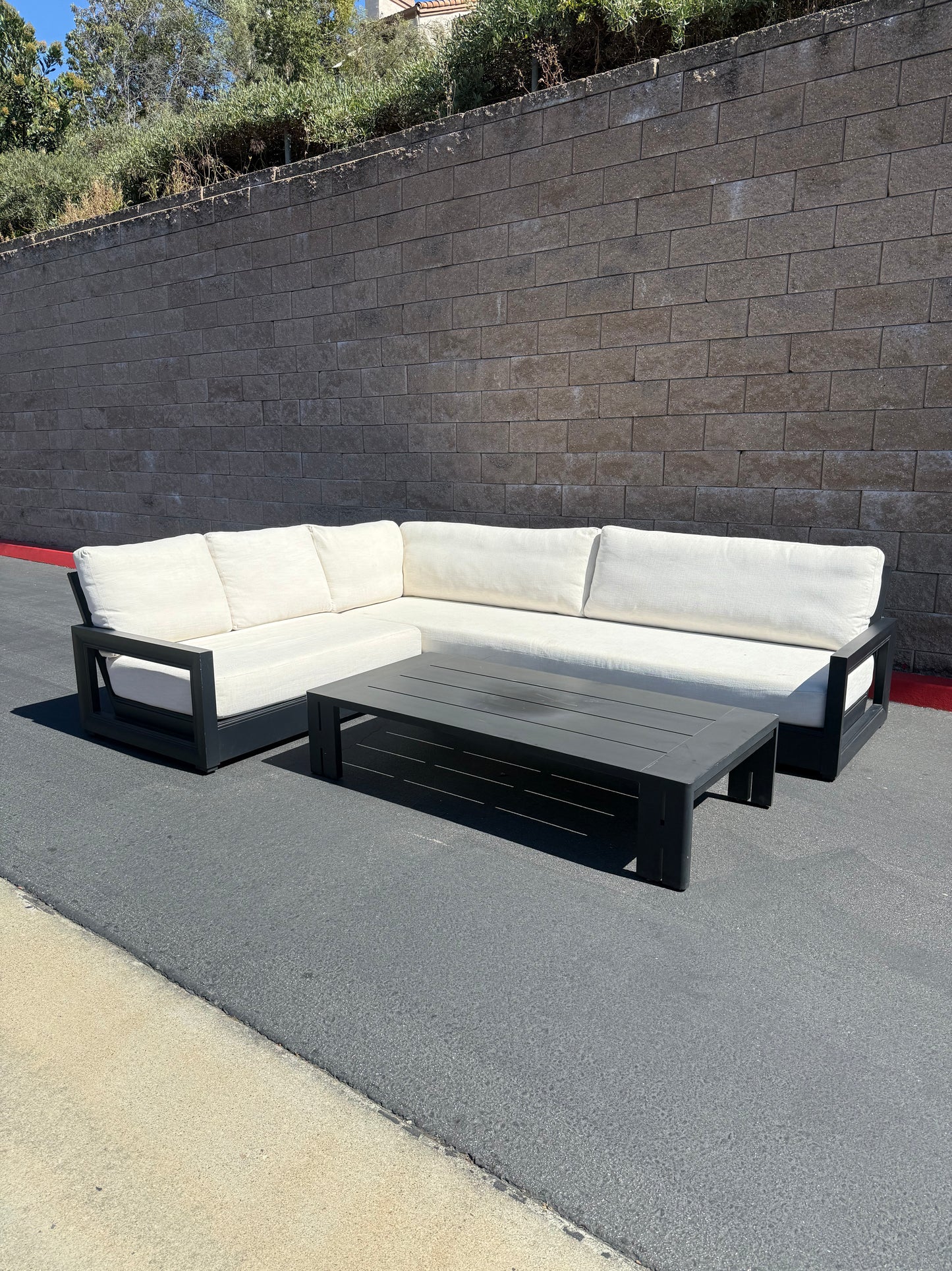 Restoration Hardware Costa Aluminum Outdoor Set