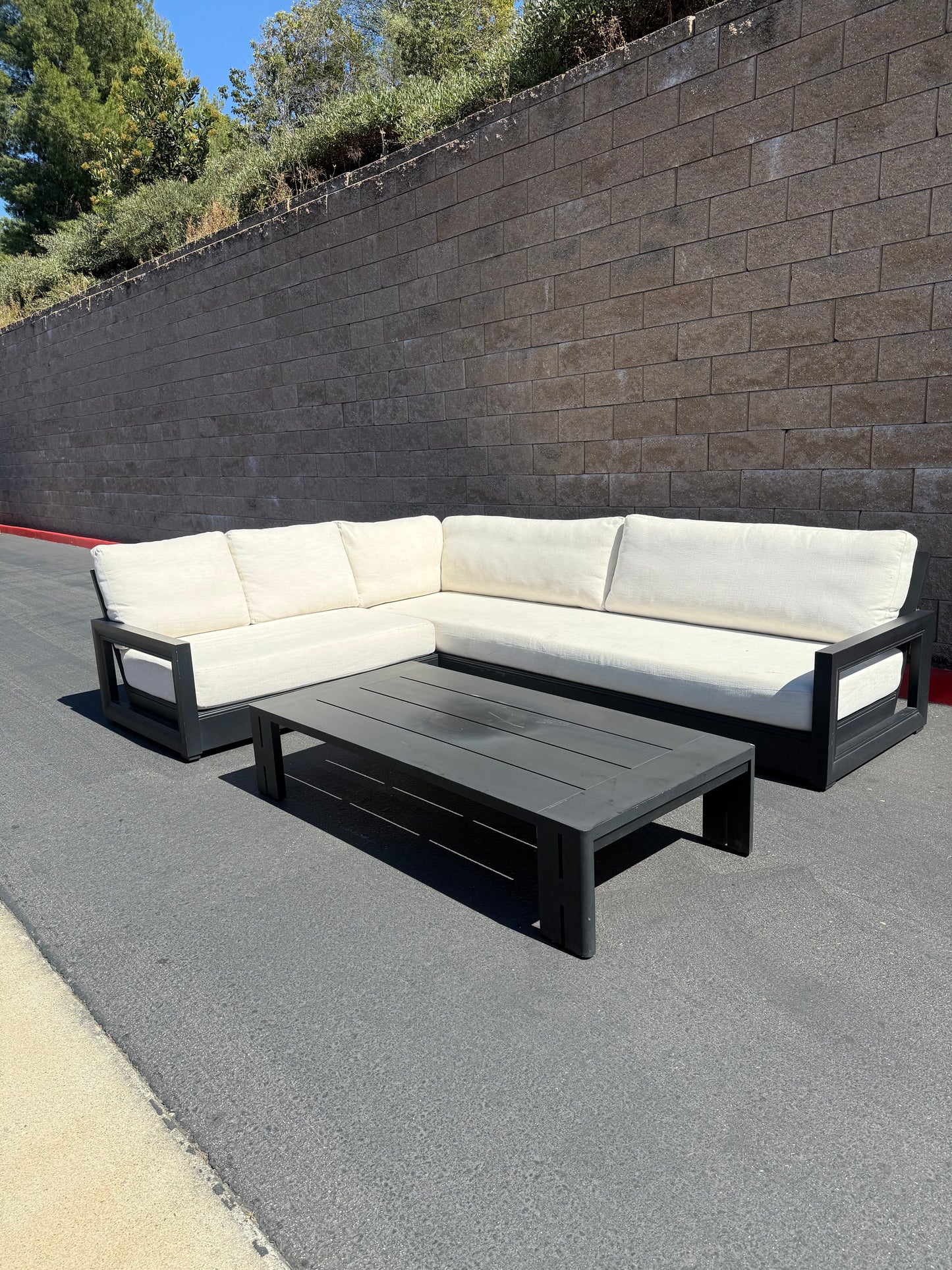 Restoration Hardware Costa Aluminum Outdoor Set