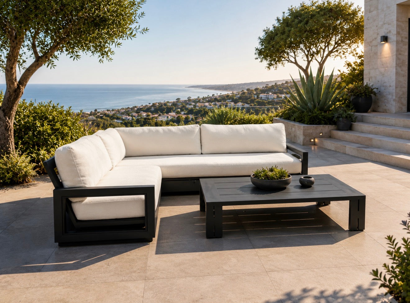 Restoration Hardware Costa Aluminum Outdoor Set